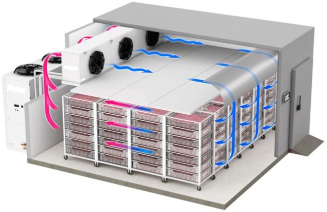 Снимка - Снимка на промишлено охлаждане за хладилно съхранение