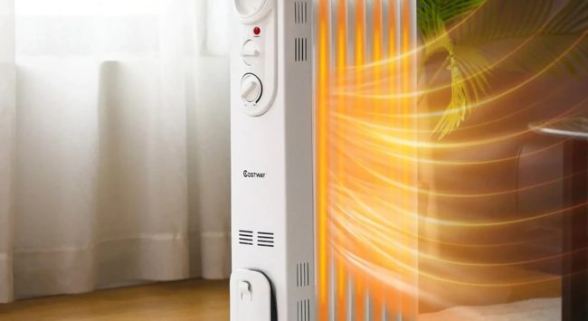 Снимка - Сух въздух в зоната на отоплителното устройство