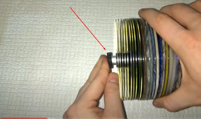 Снимка на зъбна ролка за барабан