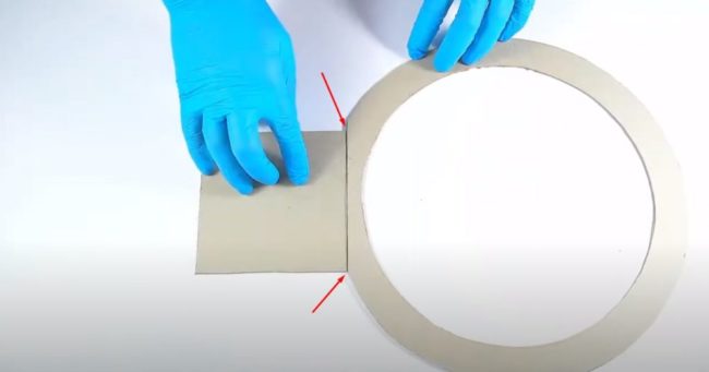 Снимка на пръстен с отрязана страна