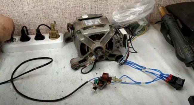 Снимка: Свързване на домашен регулатор към електрически мотор