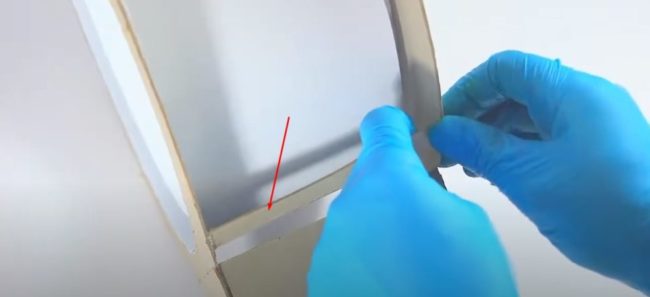 Снимка на залепване на прегради от здравина