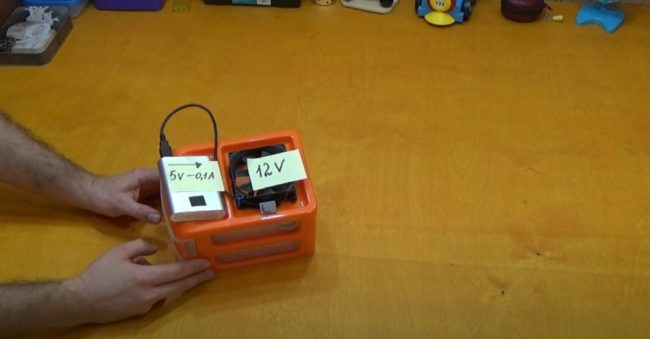 Снимка: Тестване на охладителя на домашно направен влагоабсорбатор