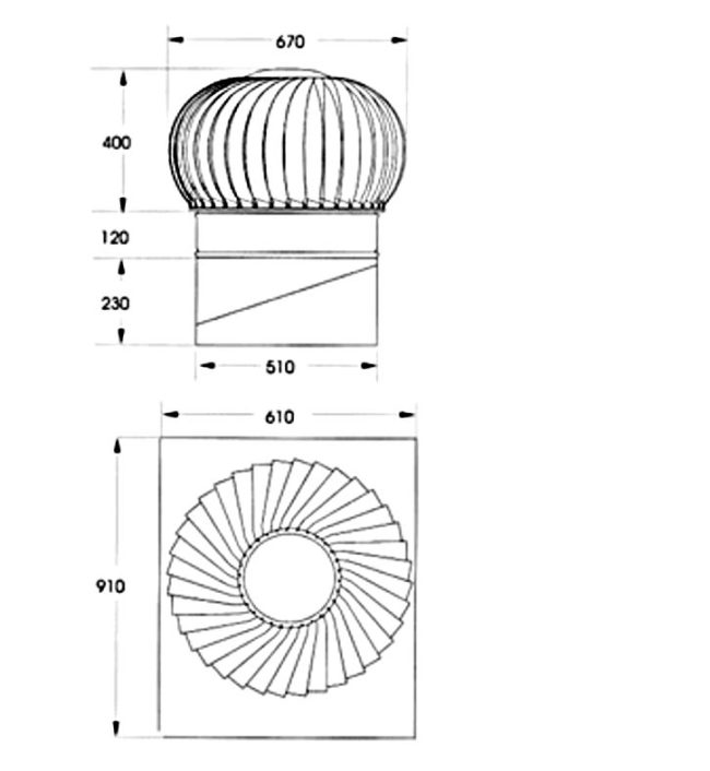 Снимка: Диаграма на турбодефлектора