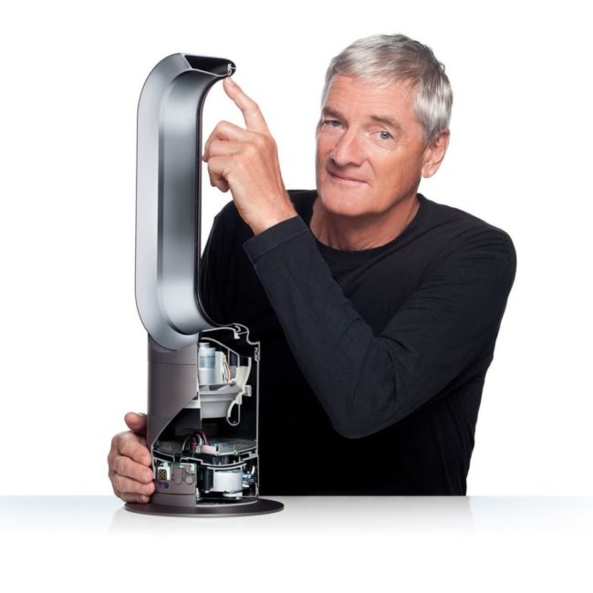 Снимка на въздушния умножител, разработен от Dyson
