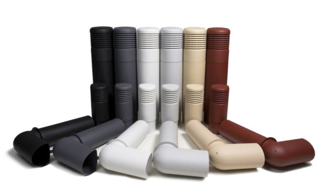 Снимка на вентилационни тръби