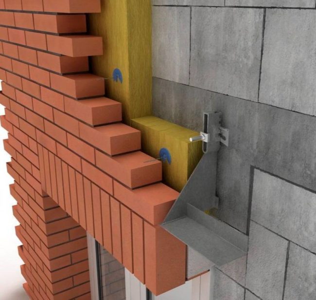 Снимка на безрамкова вентилирана фасада