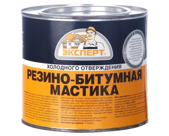 Снимка на битумна мастика