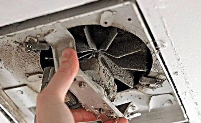 Снимка на мръсен абсорбатор