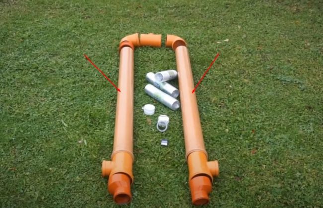 Снимка на канализационни тръби 160 мм