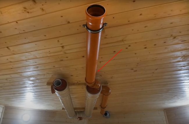 снимка на захранващата тръба за свързване на захранващия вентилатор