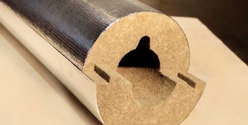 Снимка: Оформена черупка, изработена от базалтова вълна, покрита с фолио