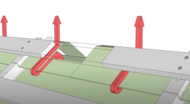 Снимка: Диаграма на въздушния поток през въздушен клапан