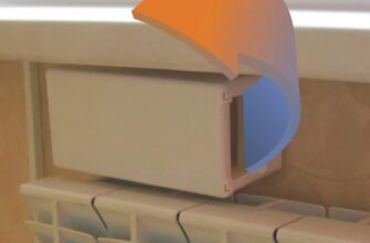 Снимка: Естествен въздушен поток над отоплителен радиатор