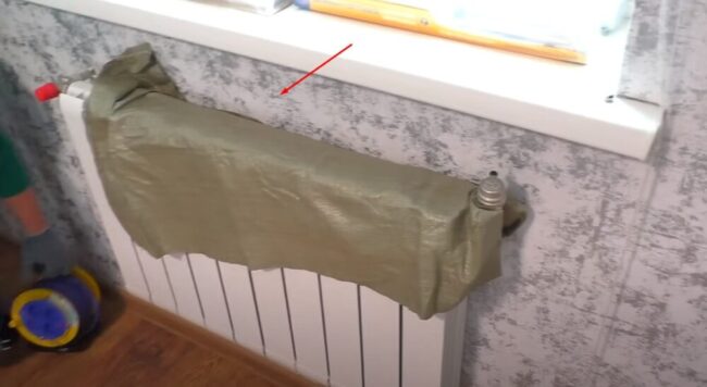 Снимка: Подготовка на мястото за монтаж на захранващия клапан