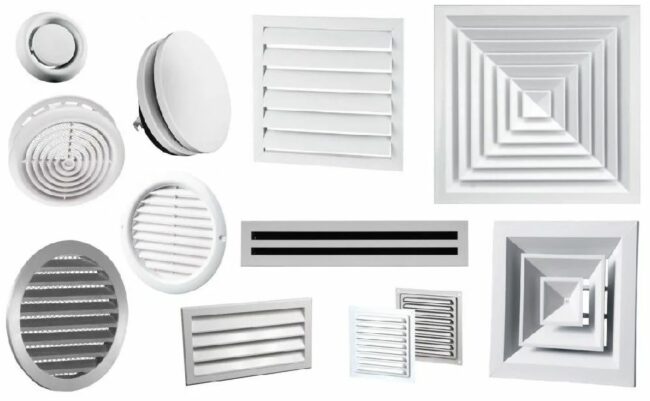Снимка на устройства за монтаж във вентилационни отвори