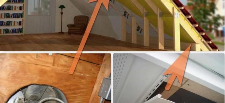 Снимка: Механична безканална вентилация с вентилатор, вграден в покрива