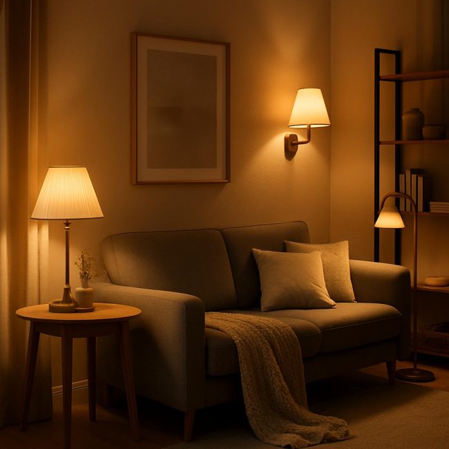 Как да създадете уютна атмосфера в апартамента си, използвайки локално осветление