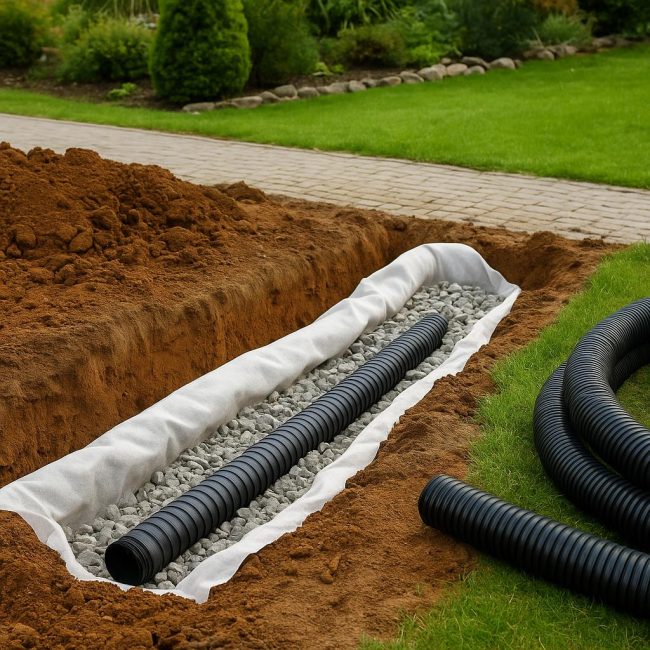 Как да изберем дренажна система за вашия имот: видове, характеристики и грешки при монтажа