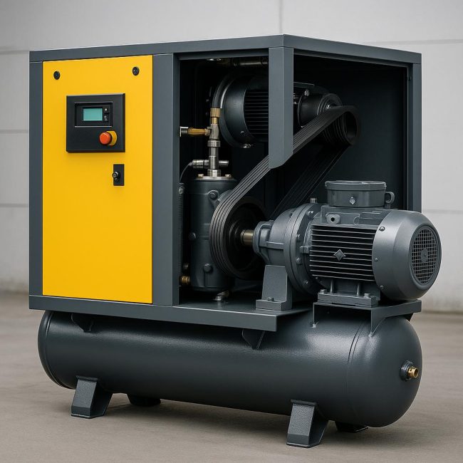 Как да изберем винтов компресор за производство: мощност, налягане и капацитет