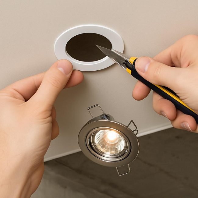 Грешки при монтаж на осветителни тела в окачен таван: как да ги избегнем с помощта на термопръстени