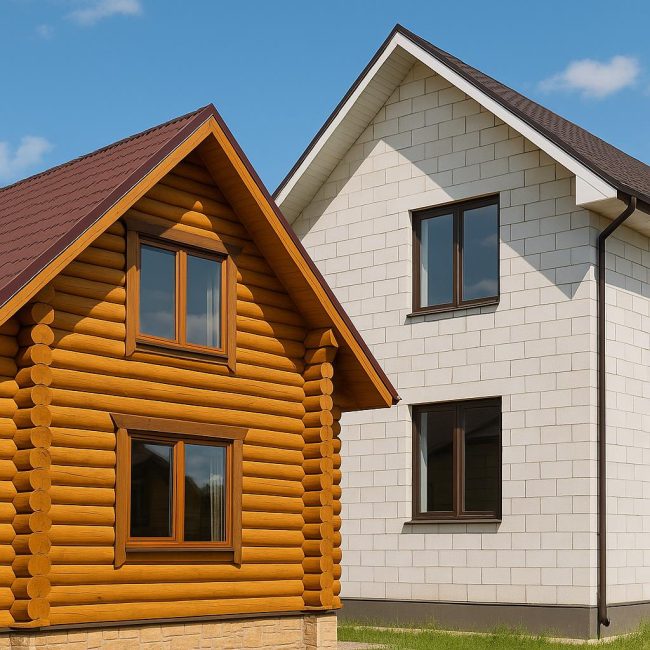 Къща от дървен материал или газобетон: кое е по-топло и по-удобно?