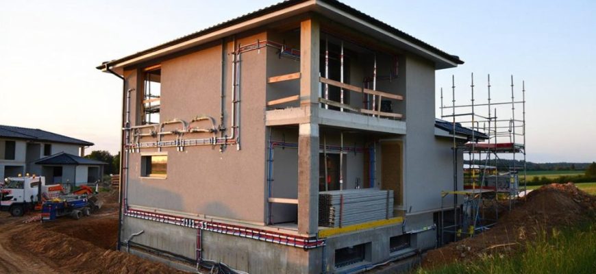 Монтаж на комунални системи за селска къща с полагане на комуникации