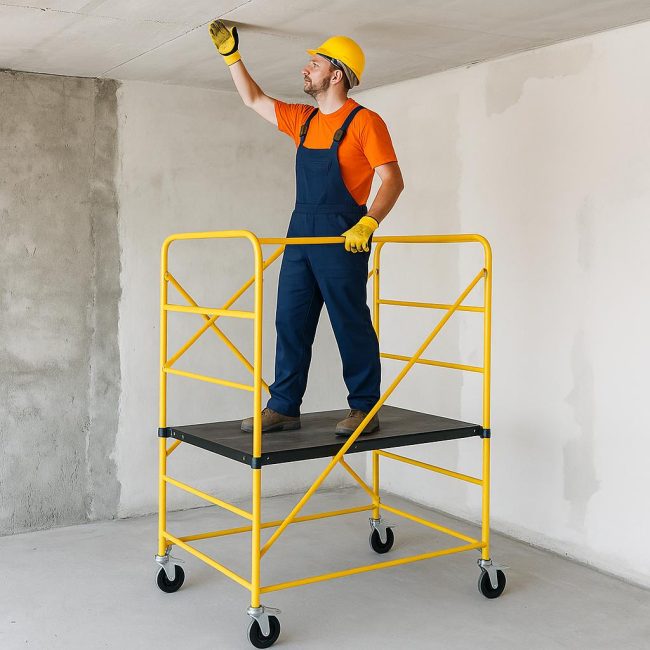 Безопасност на височина: Как да работим правилно по време на ремонти и строителство