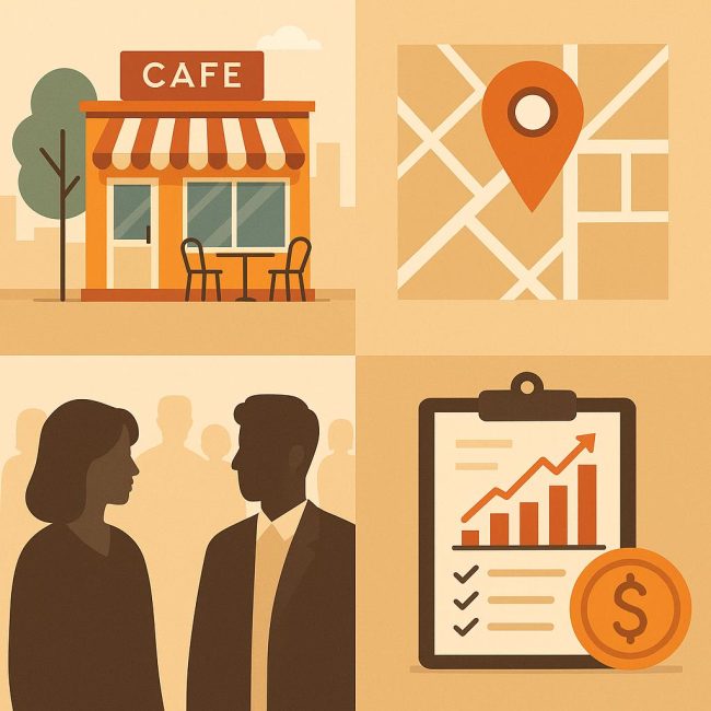 Критерии за избор на място за кафене: какво влияе върху печалбите през първата година