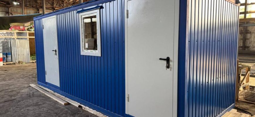 Модулни бани тип контейнер от производствената компания Optibyt