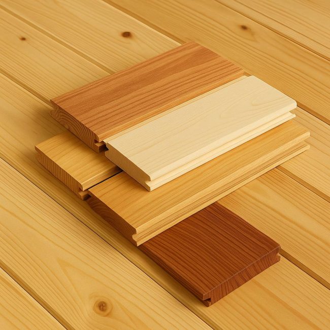 Как да изберем ламперия за интериорна декорация на дома: сравняване на дървесни видове