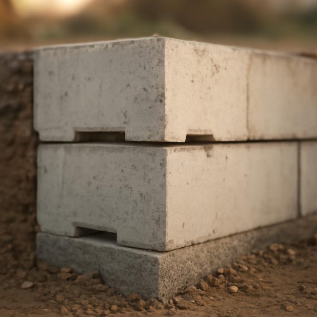 Секционна диаграма на фундаментни блокове FBS