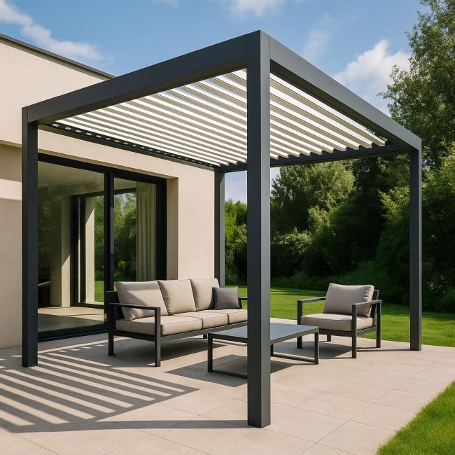 Как да изберем биоклиматична пергола за палатка