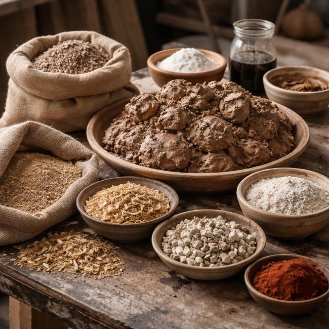 Какво се добавя към глината: състав, функции и значение за строителните и довършителните материали