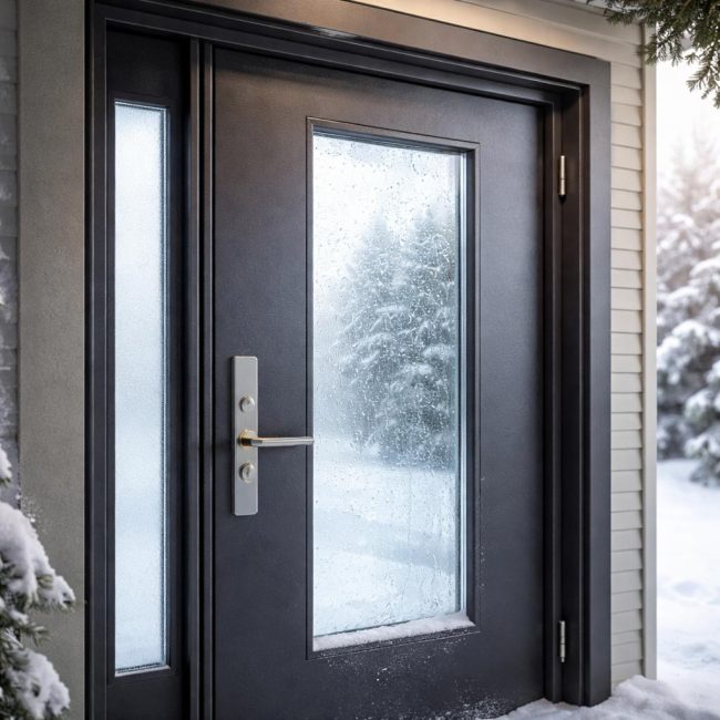 Термично прекъсната врата с прозорец: дизайн, предназначение и реални ограничения