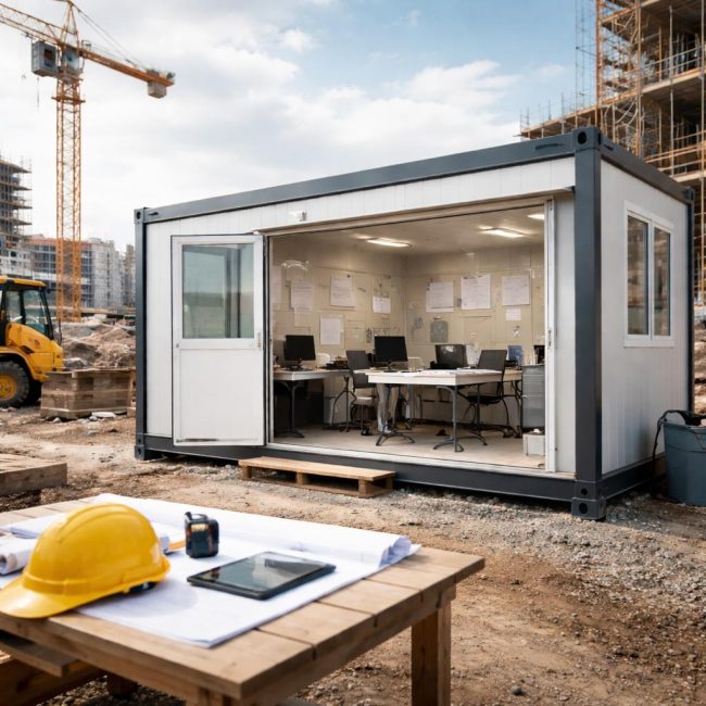 Защо е необходим мобилен офис на строителна площадка?
