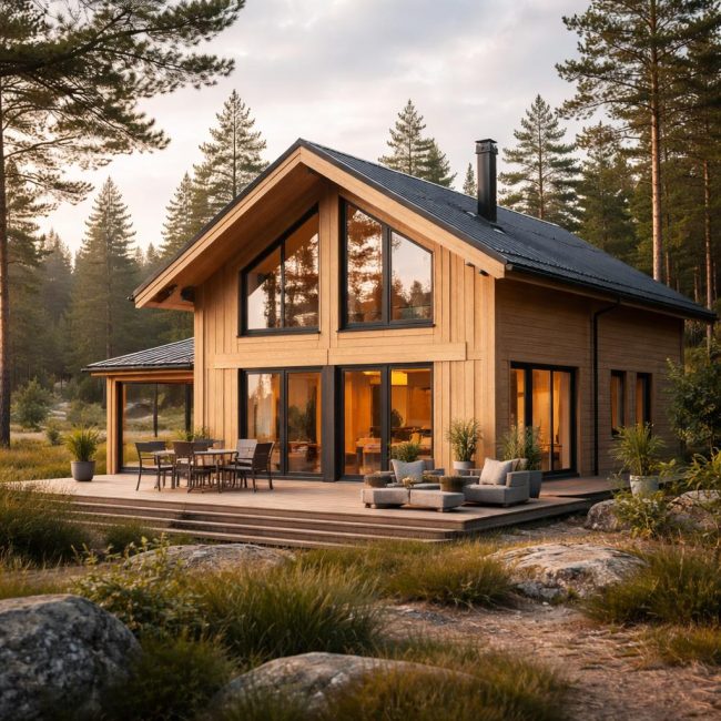 Скандинавски рамкови къщи: характеристики и предимства