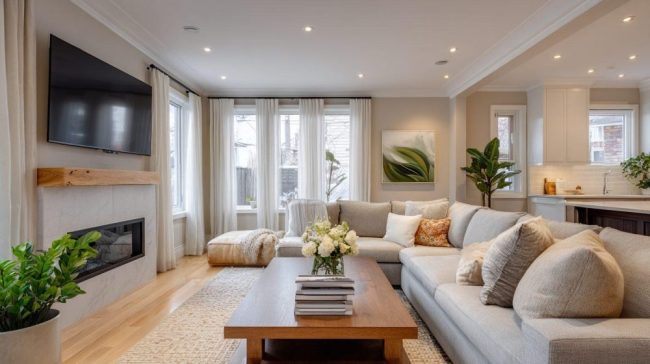 Пример за козметичен ремонт на интериора на частна къща