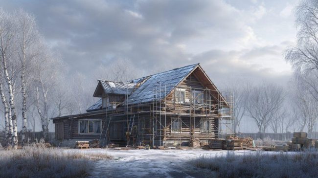 Реален случай на основен ремонт на вила в руски регион