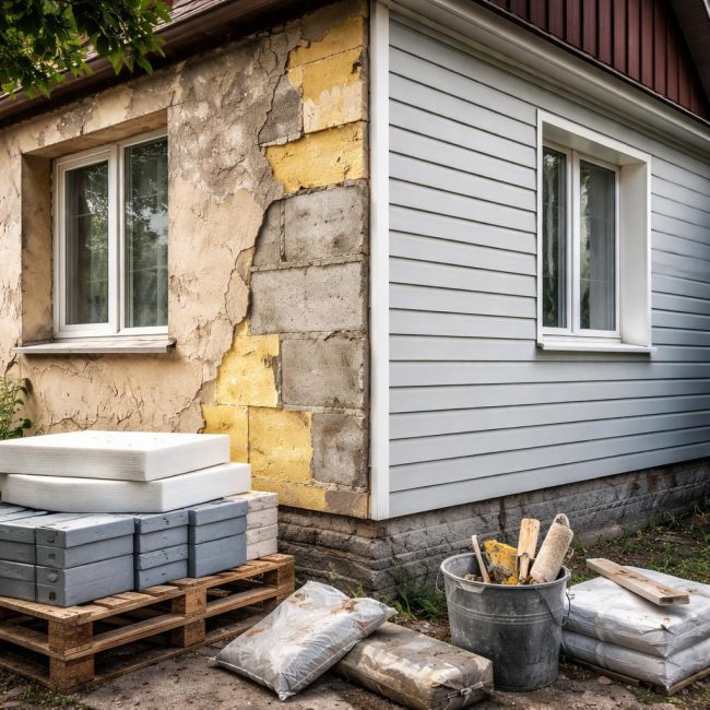 Бюджетно довършване на фасади на дом с ограничен бюджет: къде спестяването наистина работи и къде води до проблеми
