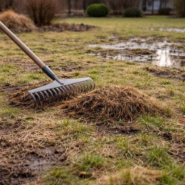 Какво да правим с тревата през пролетта на парцела и около къщата