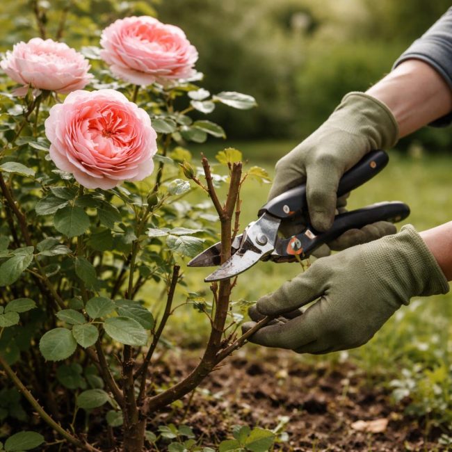 Как да подрязваме розите на Остин през пролетта